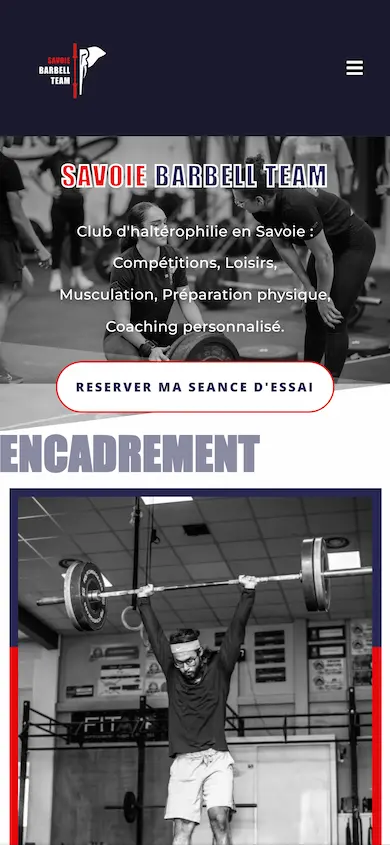 Aperçu mobile Savoie Barbell Team