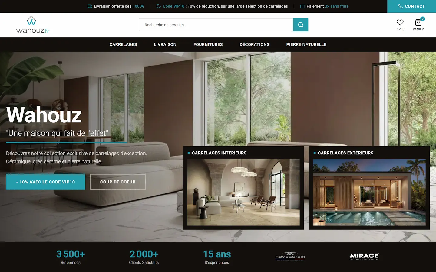 Aperçu du site Wahouz